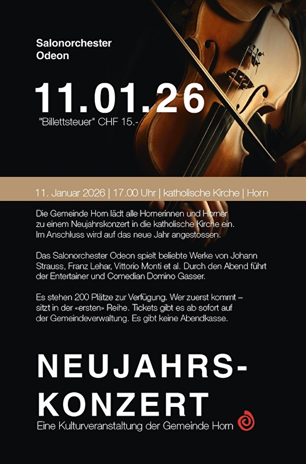 Flyer Neujahrskonzert