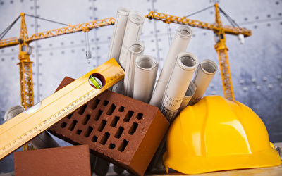 Bild von Baumaterial