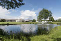 Blick auf den Golfclub