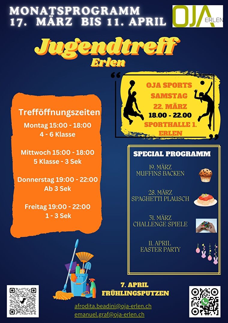 Monatsprogramm März 2025