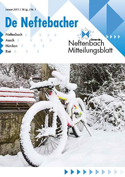 Titelbild Mitteilungsblatt Neftenbach Januar 2017
