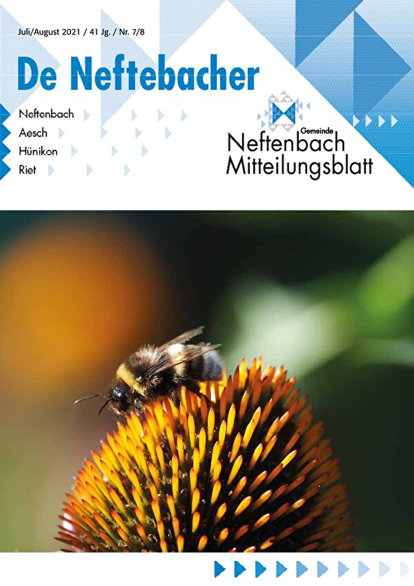 Titelbild Mitteilungsblatt Juli/August 2021