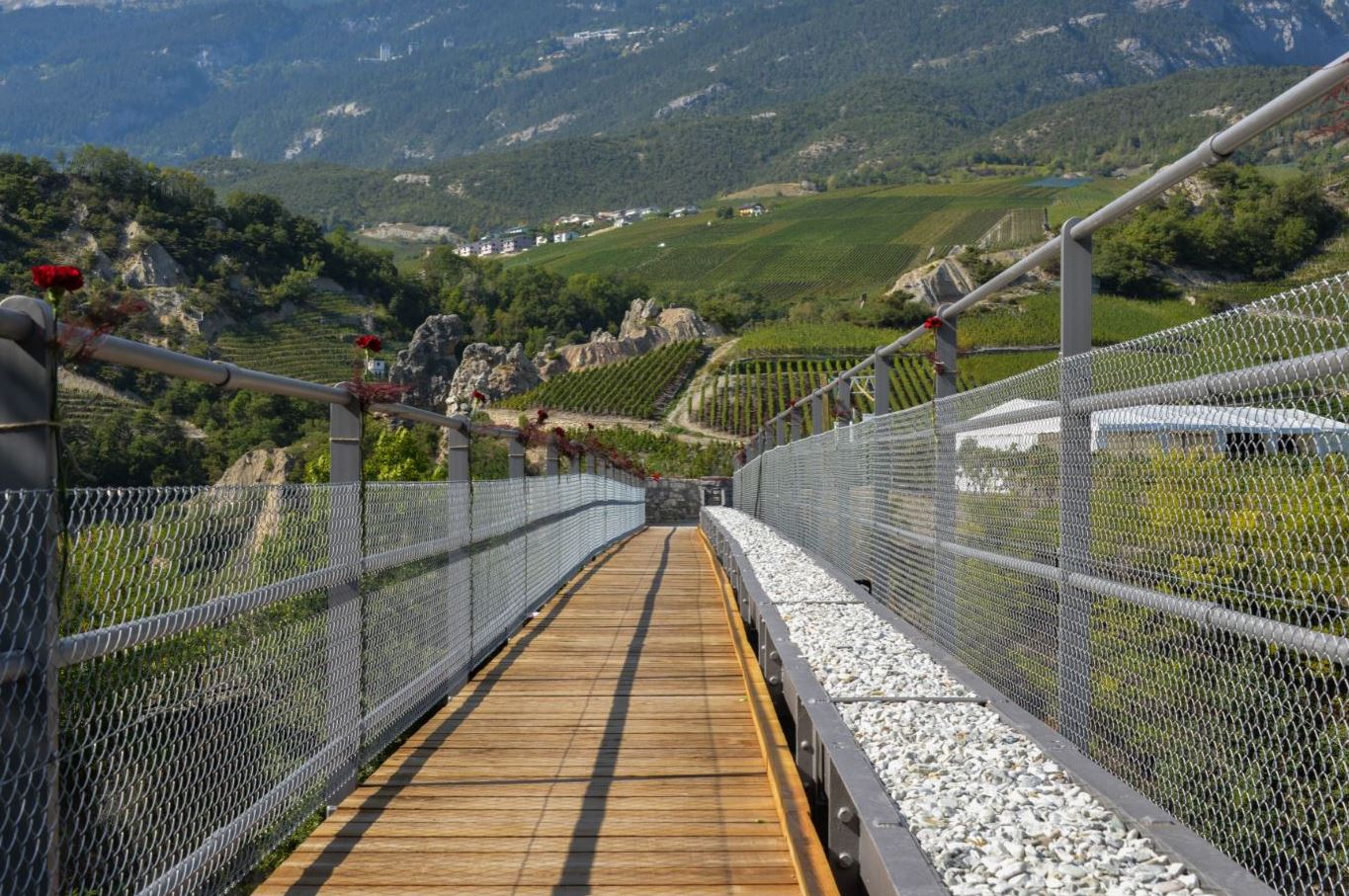 Sanierter Fussweg