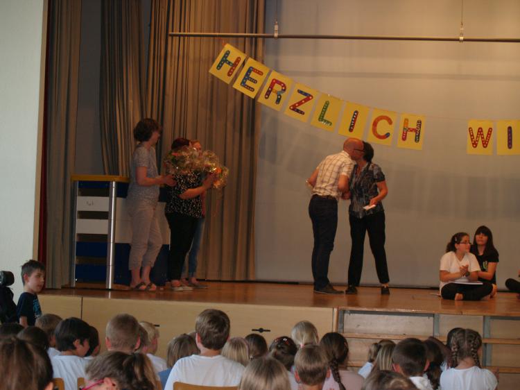 Dank an die Schulleiterin