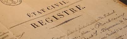 registre d'état civil