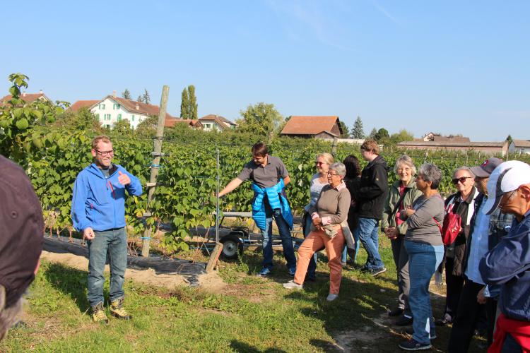 Visite chez la famille Borboën le 23.9.2017