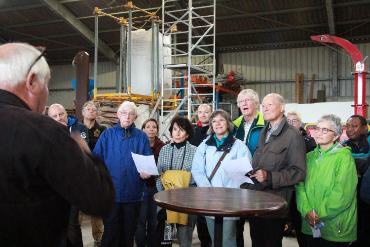 Visite chez M. Gillard le 9.9.2017