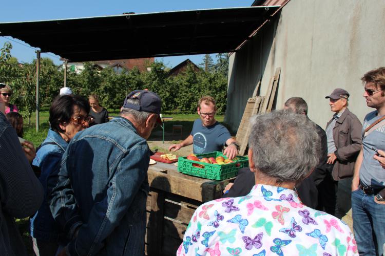 Visite chez la famille Borboën le 23.9.2017