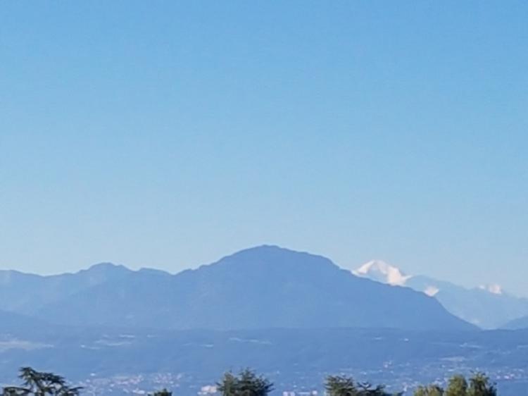 « Le Mont-Blanc depuis mon balcon à Préverenges » - 14.07.17