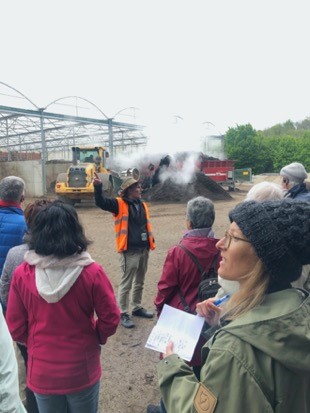 A la compostière Ecorecyclage à Lavigny (4 mai 2019)