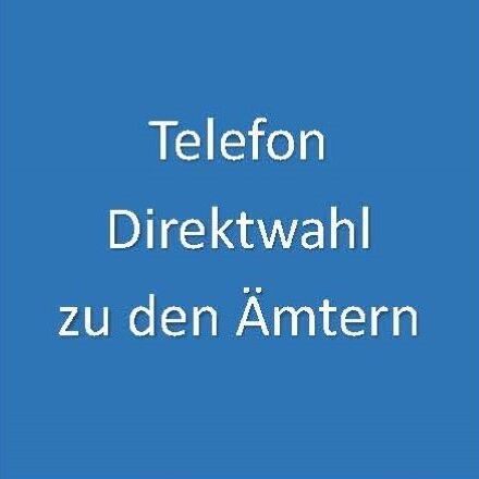 Button Direktwahl zu den Ämtern