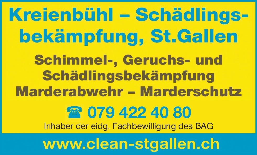 Logo Kreienbühl Schädlingsbekämpfung St.Gallen