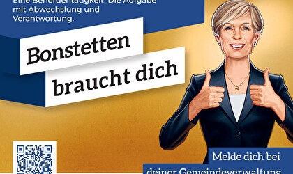 Plakat zu Behördenwahlen 2026