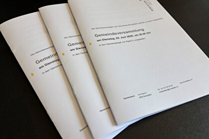 Weisungen zur Gemeindeversammlung