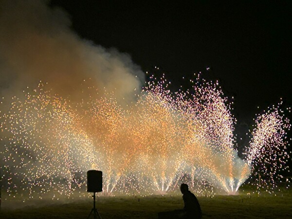 Feuershow an der 1. August-Feier 2025