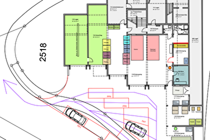 Plan neue Sammelstelle an der Dorfstrasse 1