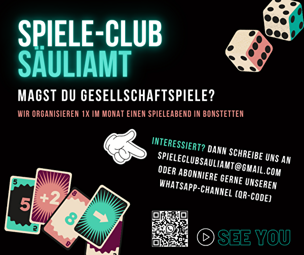 Flyer Spieleclub Säuliamt