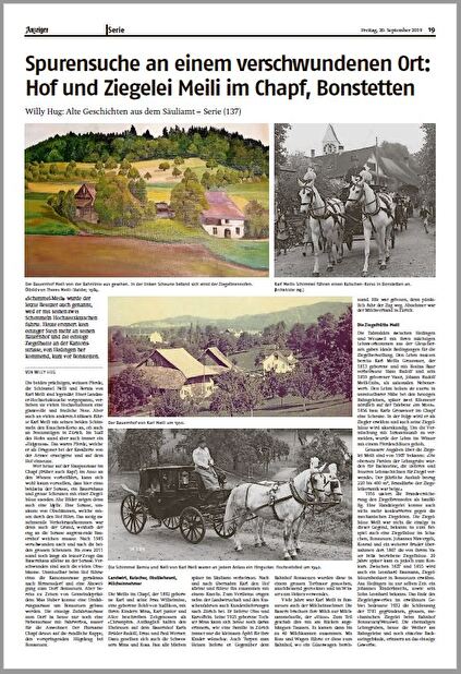 Bild Artikel Anzeiger vom 20.09.2019
