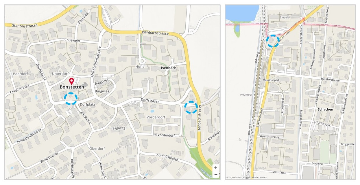 Plan E-Ladestationen in Bonstetten