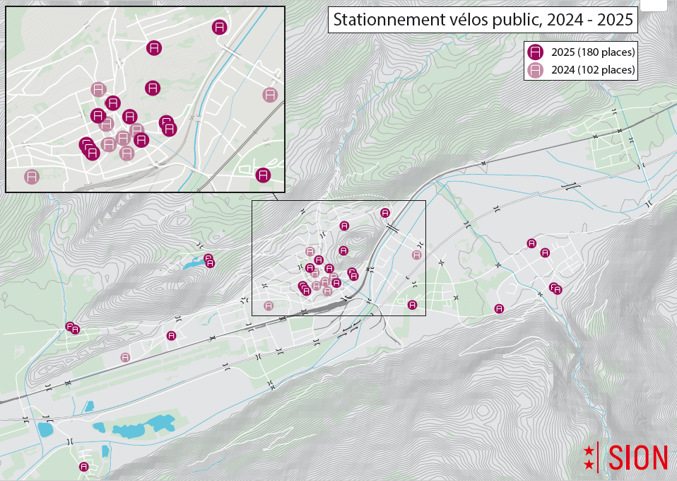 carte déploiement station vélo 2025