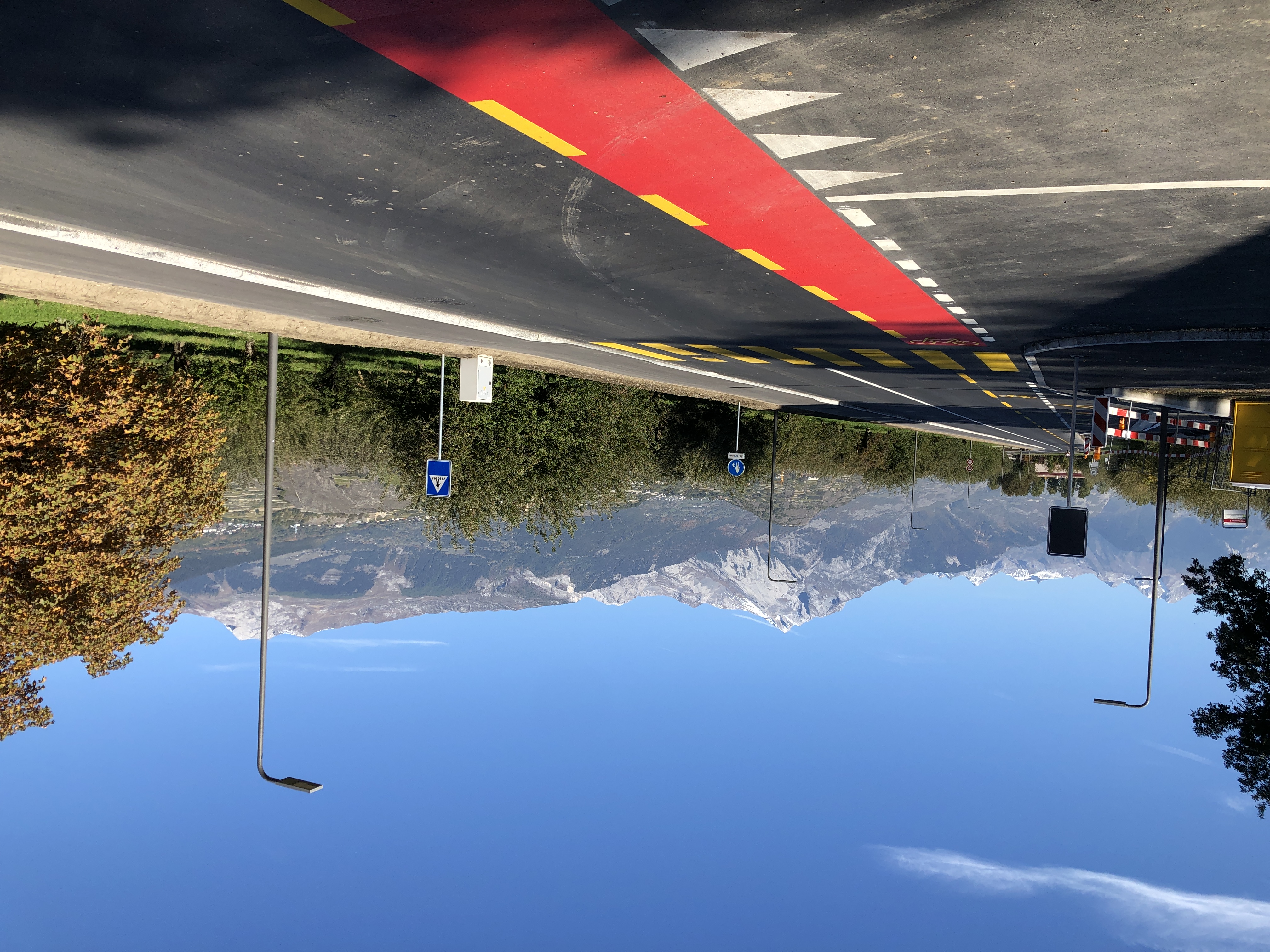 Aménagements cyclables - Route de Bramois Ouest