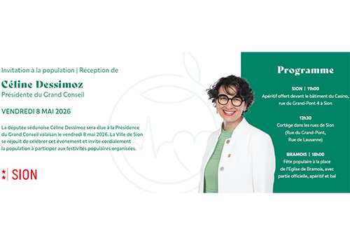 Présidente du Grand Conseil - Céline Dessimoz