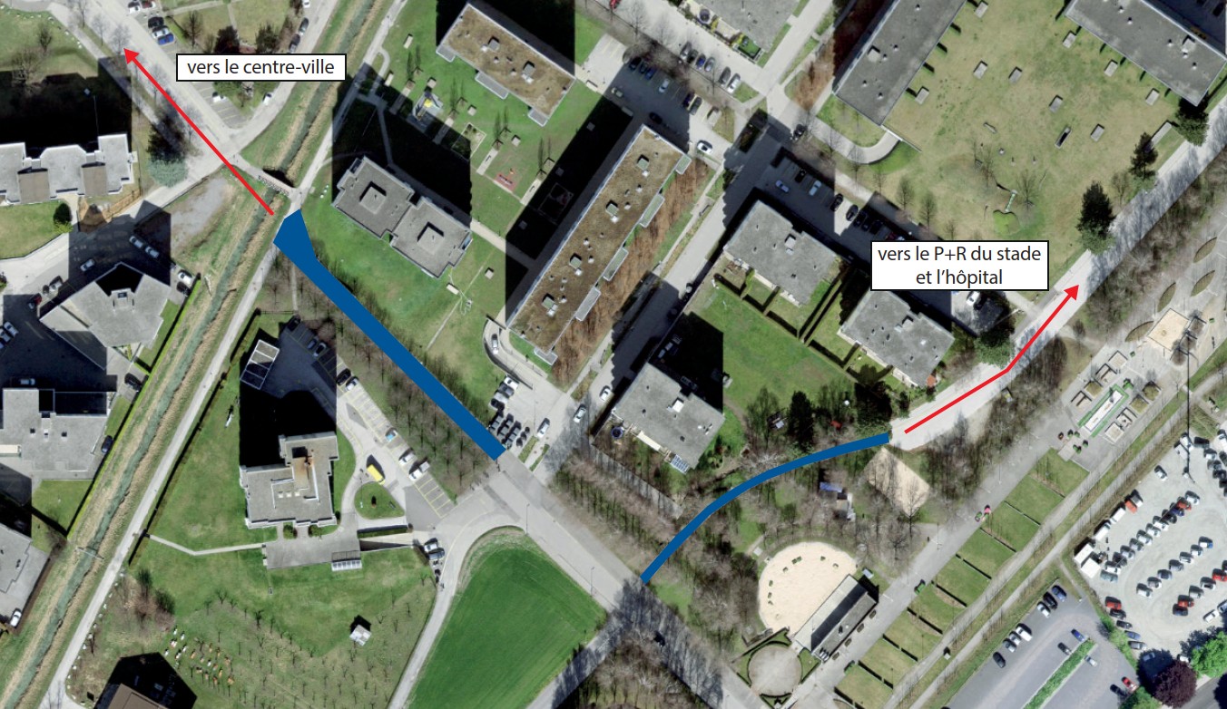 Réfection du revêtement aux rues du Parc et des Marèches