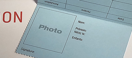 Carte indigène (bleue)