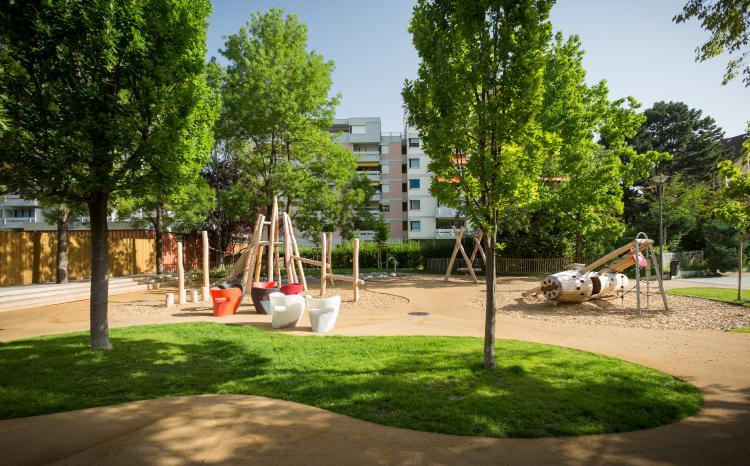 Jardin public de l’école enfantine de la Blancherie