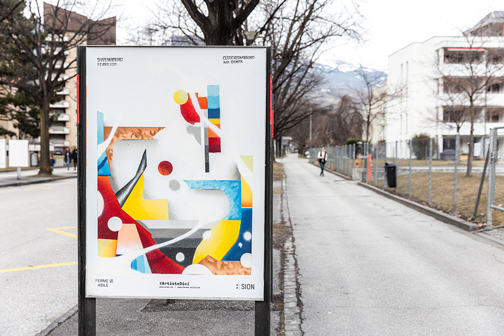 Cédric « Kesa » Mabillard
shapeandcolors 2, 2021, acrylique