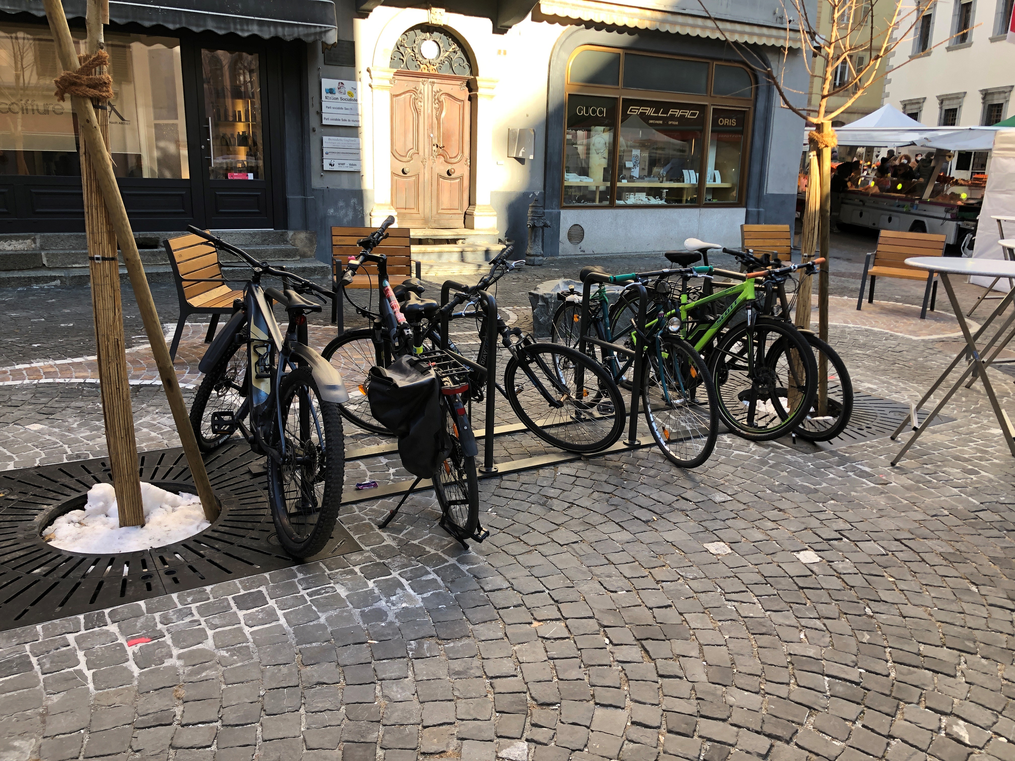 Stationnement vélo – rue de Conthey 