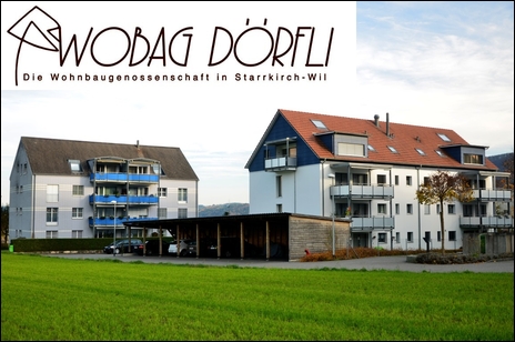 Die beiden MFH der Wohnbaugenossenschaft Dörfli