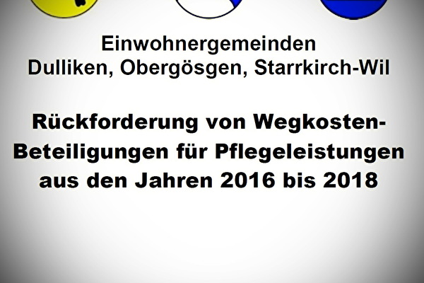 Rückforderung Wegkostenbeteiligungen