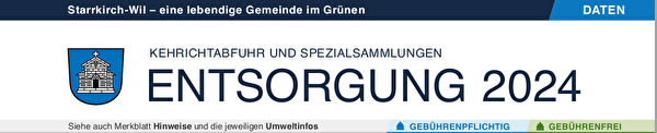 Entsorgungsdaten