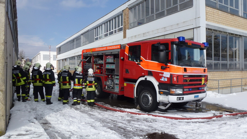 Die Feuerwehrgrundausbildung findet an zwei Samstagen in Steckborn statt.