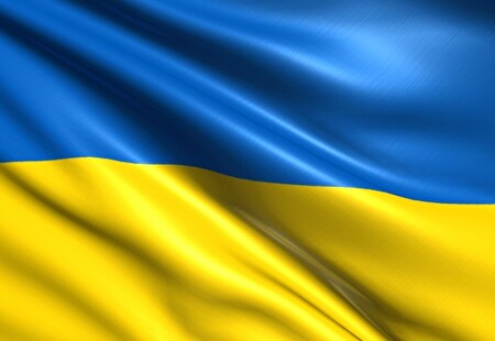Ukraine Flagge