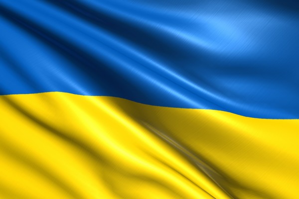 Ukraine Flagge