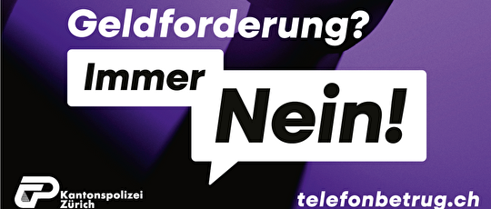 Plakat Telefonbetrug Prävention