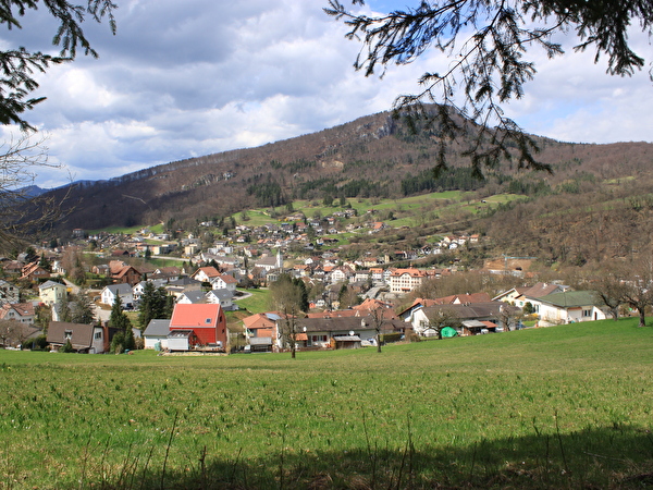 Dorf Grellingen