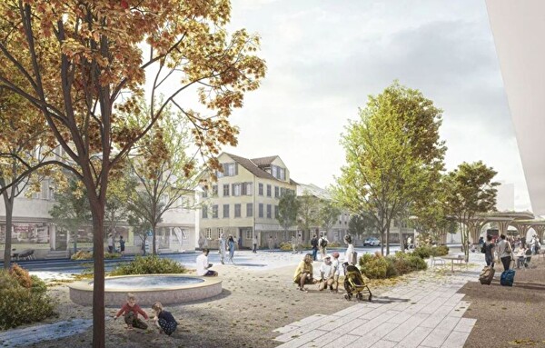 Die Arbeiten am Bahnhofplatz und Bushof werden noch im Frühling 2025 beginnen.