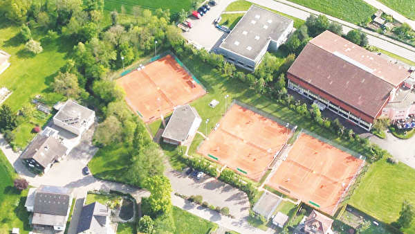 Die vereinseigene Anlage des Tennisclub Amriswil.