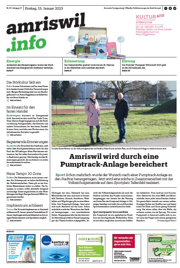 Titelseite amriswil.info
