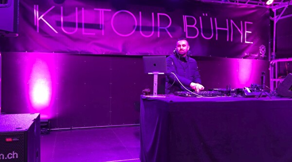 Die KULTour Bühne stand zuletzt bei Amriswil on Ice im Einsatz. 