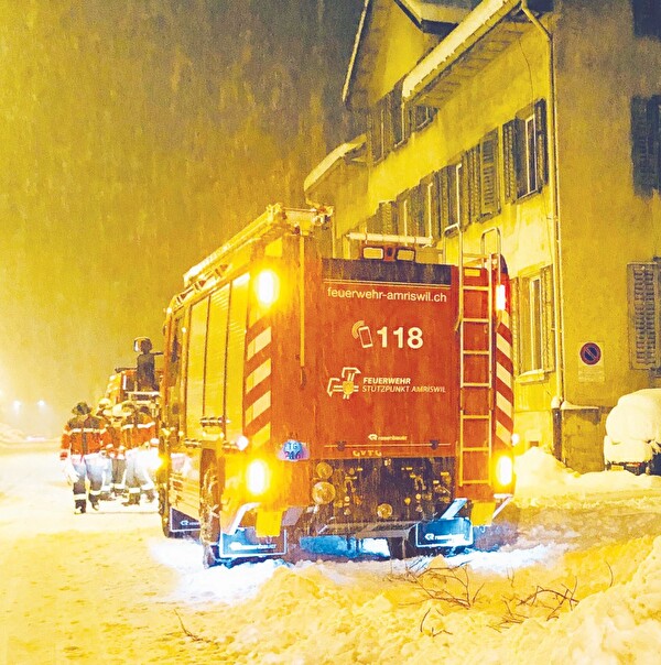 Die Feuerwehr Amriswil steht morgen beim Eisfeld auf dem Marktplatz Rede und Antwort.