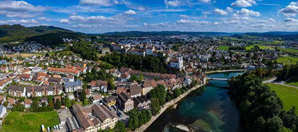 Luftbild Aarburg