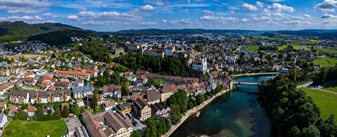 Luftbild Aarburg