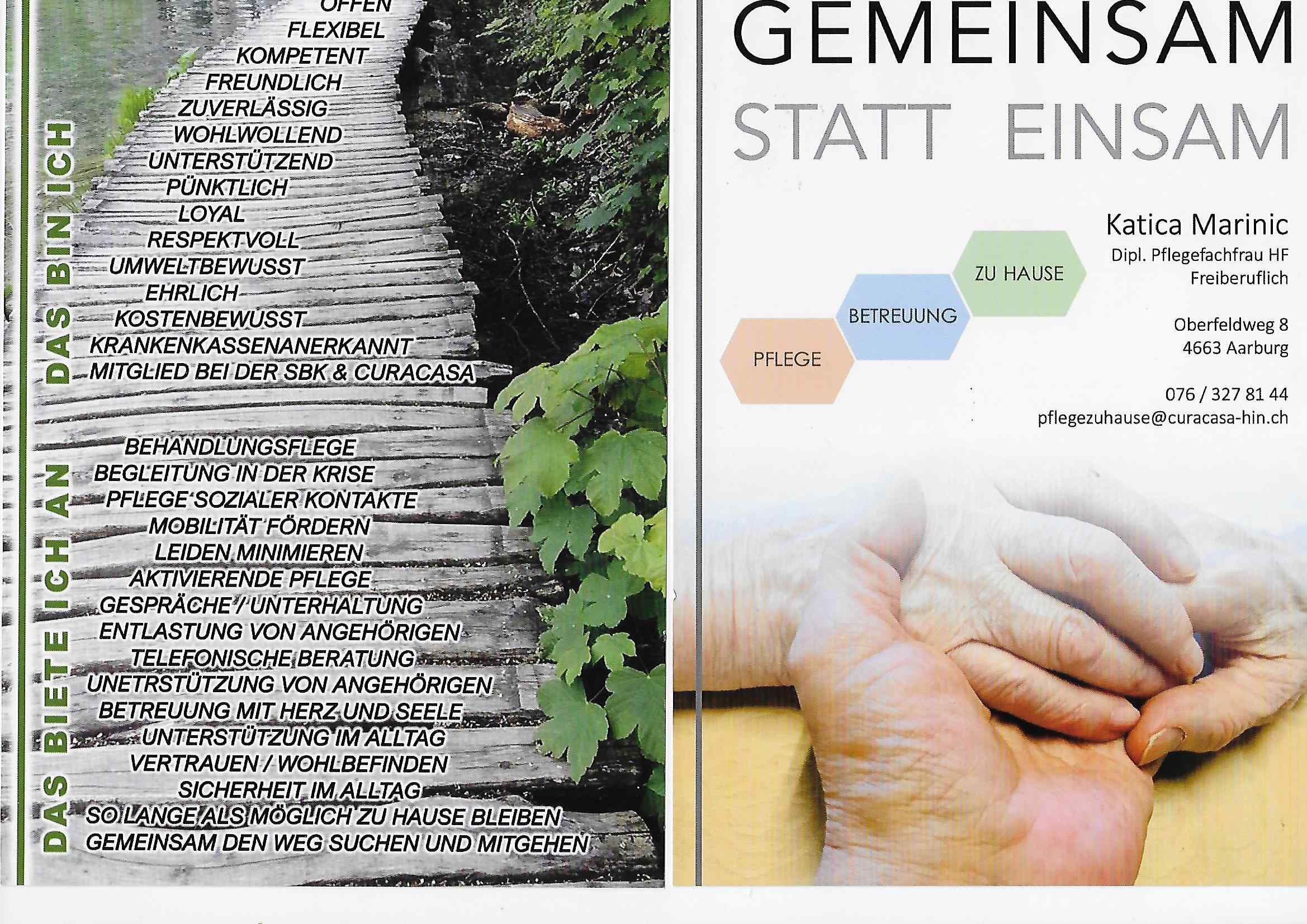 Gemeinsam statt einsam