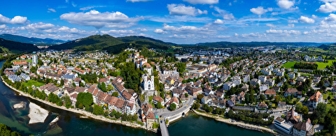 Aarburg Luftansicht
