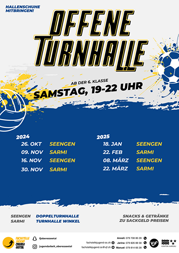 Flyer Offene Turnhalle