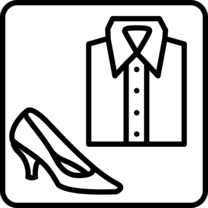 Logo Textilien und Schuhe